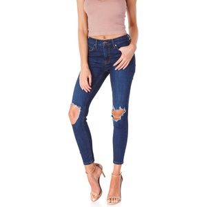 Free People Busted Knee Skinny Jean